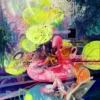 Spaß im Schwimmbad – 130 x 180 cm