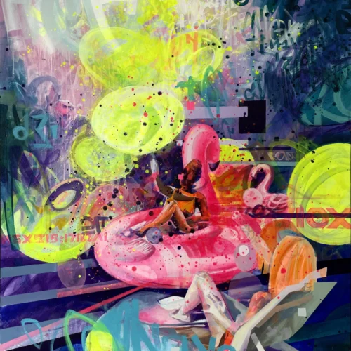 Fun in the Pool - 130x180 cm