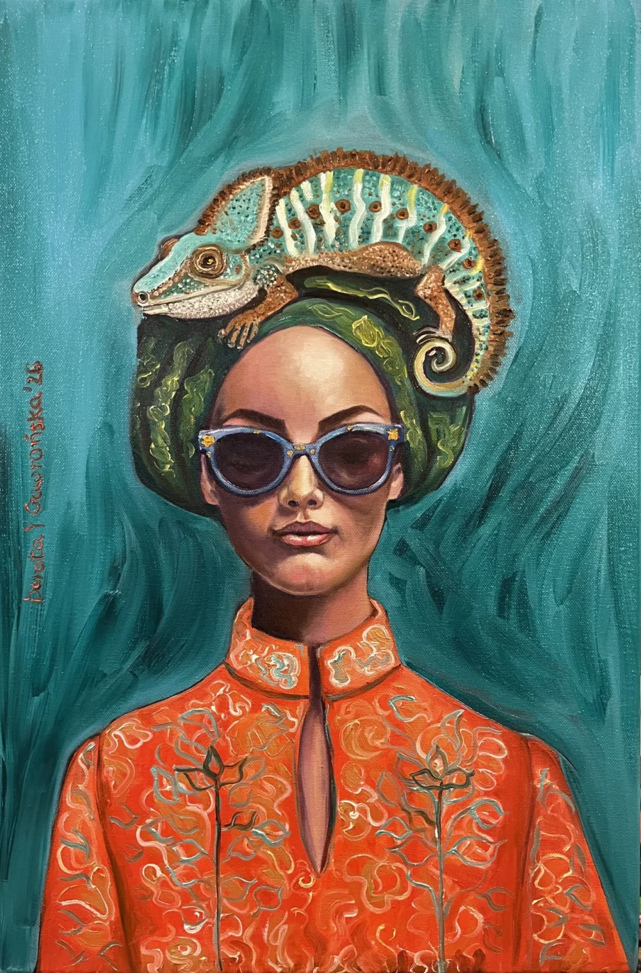 The Girl with the Chameleon